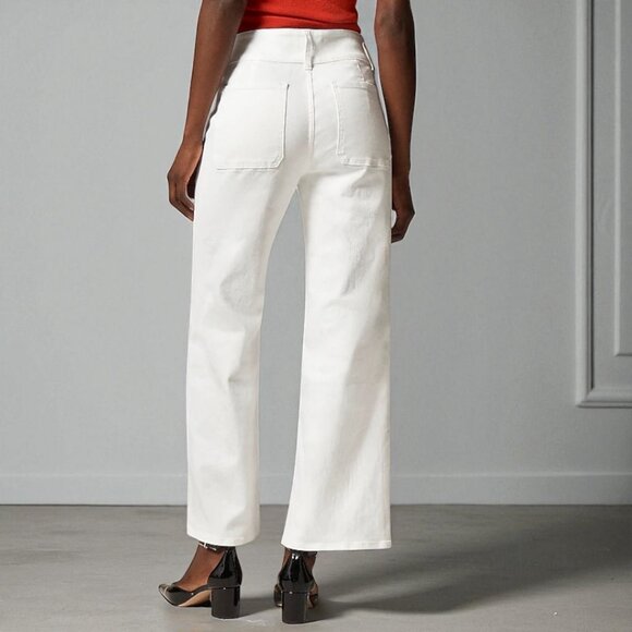 J. Crew Slim-wide Jean With Stacked Buttons For Women Size 27 - Picture 2 of 12